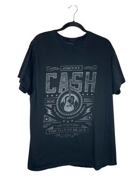 JOHNNY CASH The Man in Black 100% Cotton Tee size XL